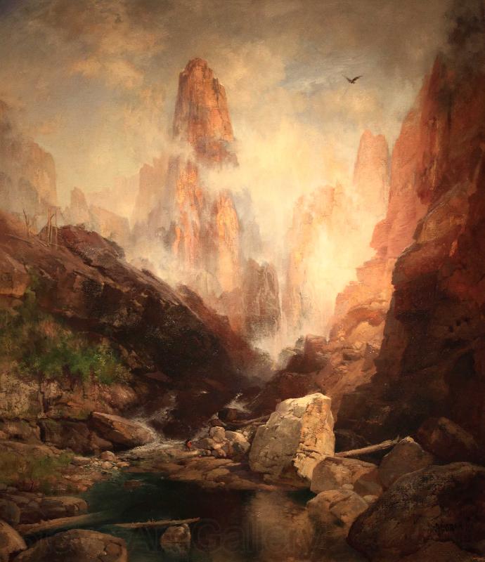 Thomas Moran Mist in Kanab Canyon Germany oil painting art